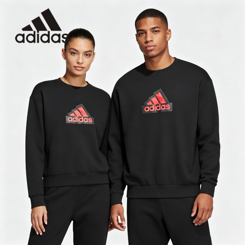 Street Fashion Adidas - 아디다스 크롭 박시 후디 Y2K 에스테틱