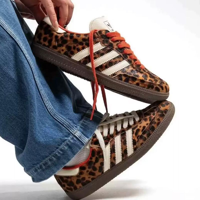 Street Fashion Adidas - 아디다스 여성 삼바 OG 트레포일 로우탑