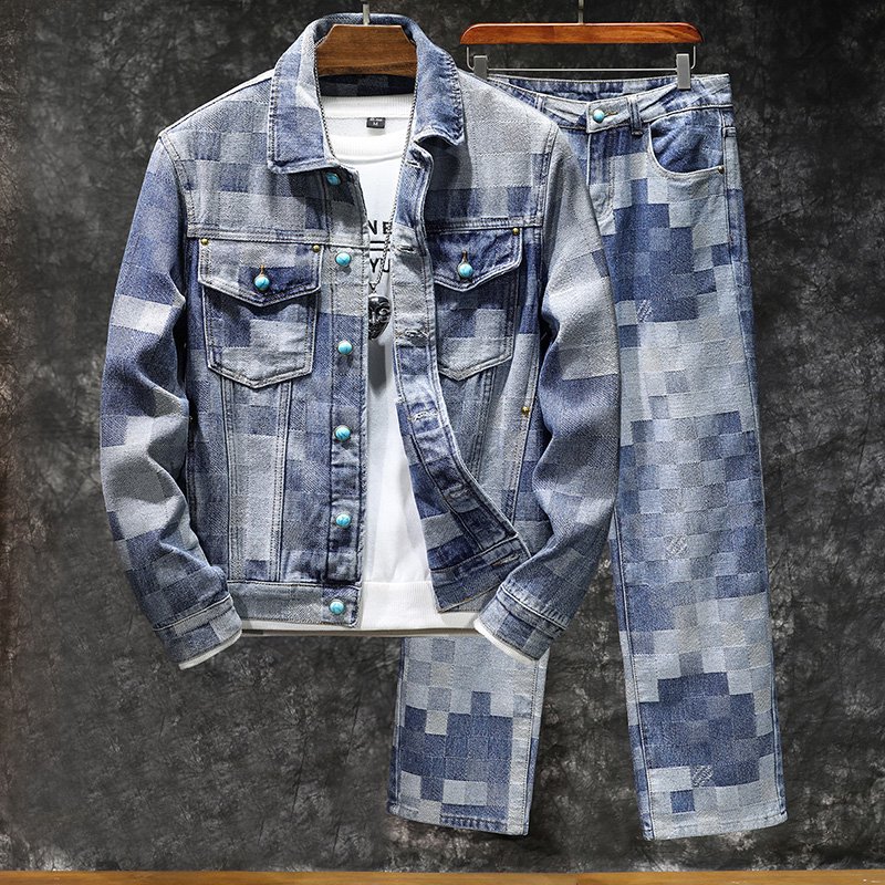 Street Fashion Jeans Men - 남성 스트리트웨어 패션 루즈핏 캐주얼 플래드