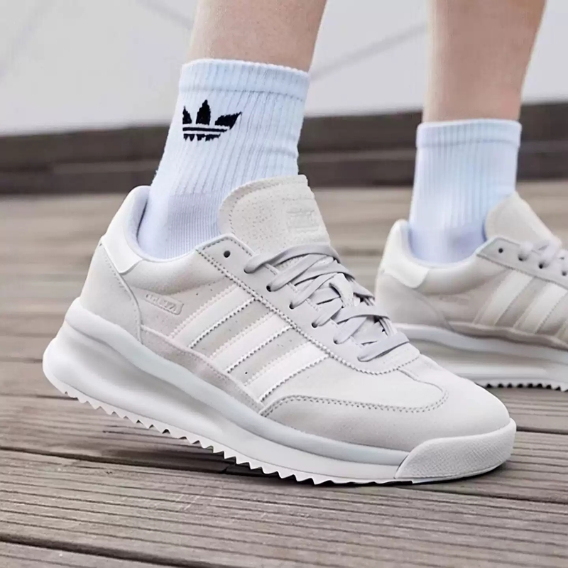 Street Fashion Adidas - 아디다스 JH5090 RetroPlatform 스니커즈 트레포일 로우탑