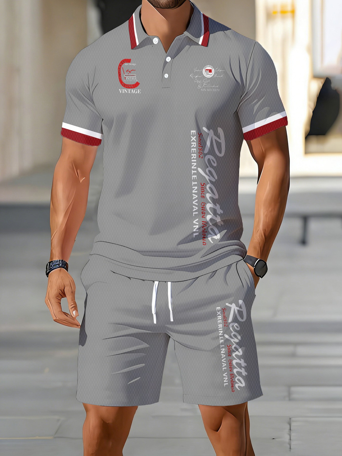 Street Fashion Summer 2026 - 2026 여름 신상 남성 폴로셔츠 세트