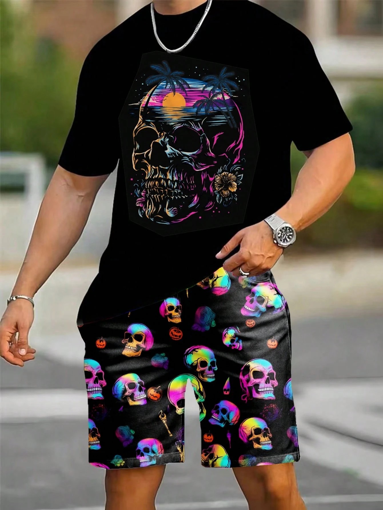 Street Fashion For 2026 - 2026년 여름 신상 남성 반팔 반바지