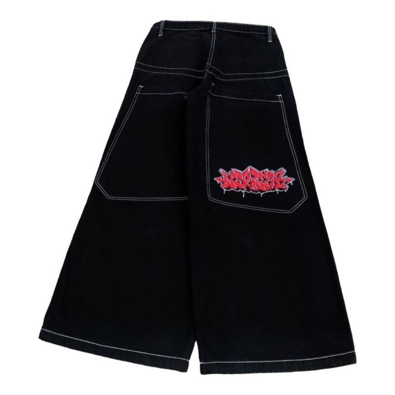 Street Fashion Jeans Men - 아메리칸 패션 힙합 오버사이즈 루즈핏 청바지