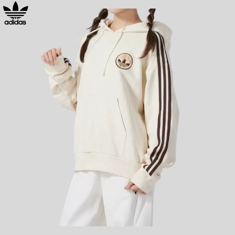 Street Fashion Adidas - 아디다스 비대칭 심 후드 스웨트셔츠 하이