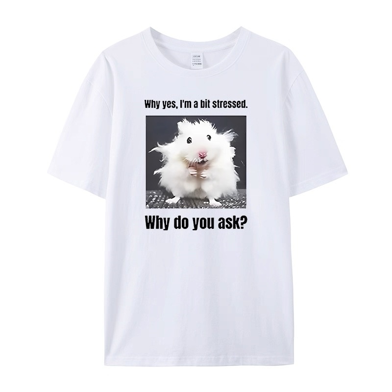 ZAZOMDE Funny Stressed Hamster - Street Style Fashion Quotes 리뷰 및 가격