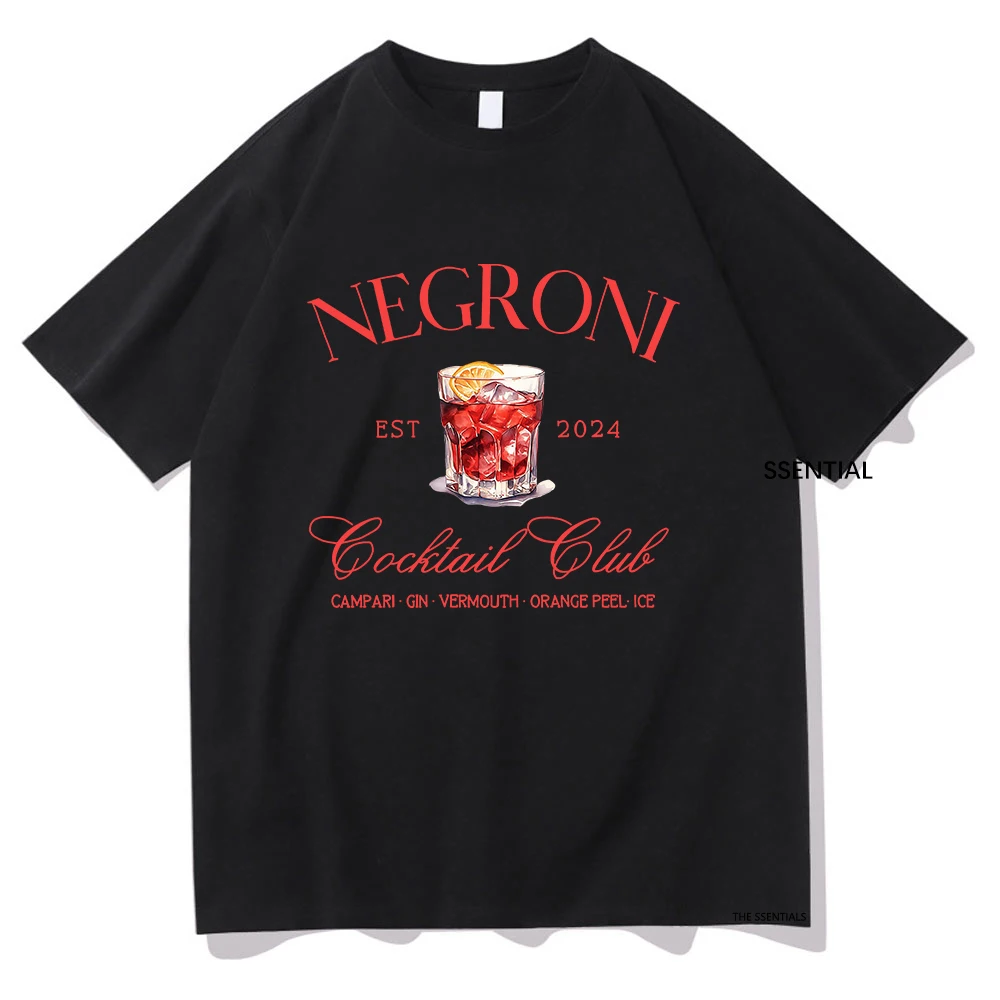 Negroni 남녀공용 소셜 클럽 티셔츠, 패션 의류, - Street Fashion Harajuku 리뷰 및 가격