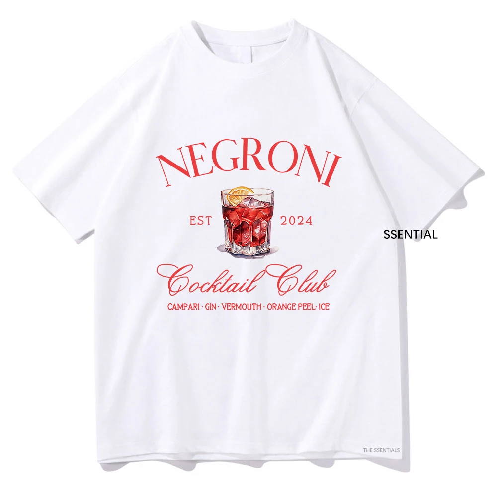 Negroni 남녀공용 소셜 클럽 티셔츠, 패션 의류, - Street Fashion Harajuku 리뷰 및 가격