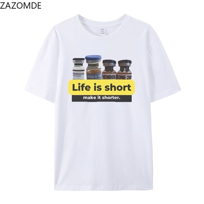 ZAZOMDE 빈티지 재미있는 인용문 프린트 티셔츠 인 - Street Style Fashion Quotes 리뷰 및 가격