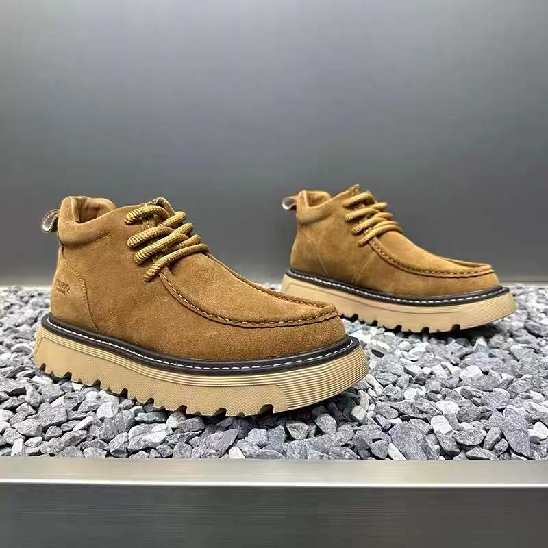 가을 겨울 남성 플랫폼 부츠 디자이너 논슬립 모터사이클 - Street Fashion Men 2025 리뷰 및 가격