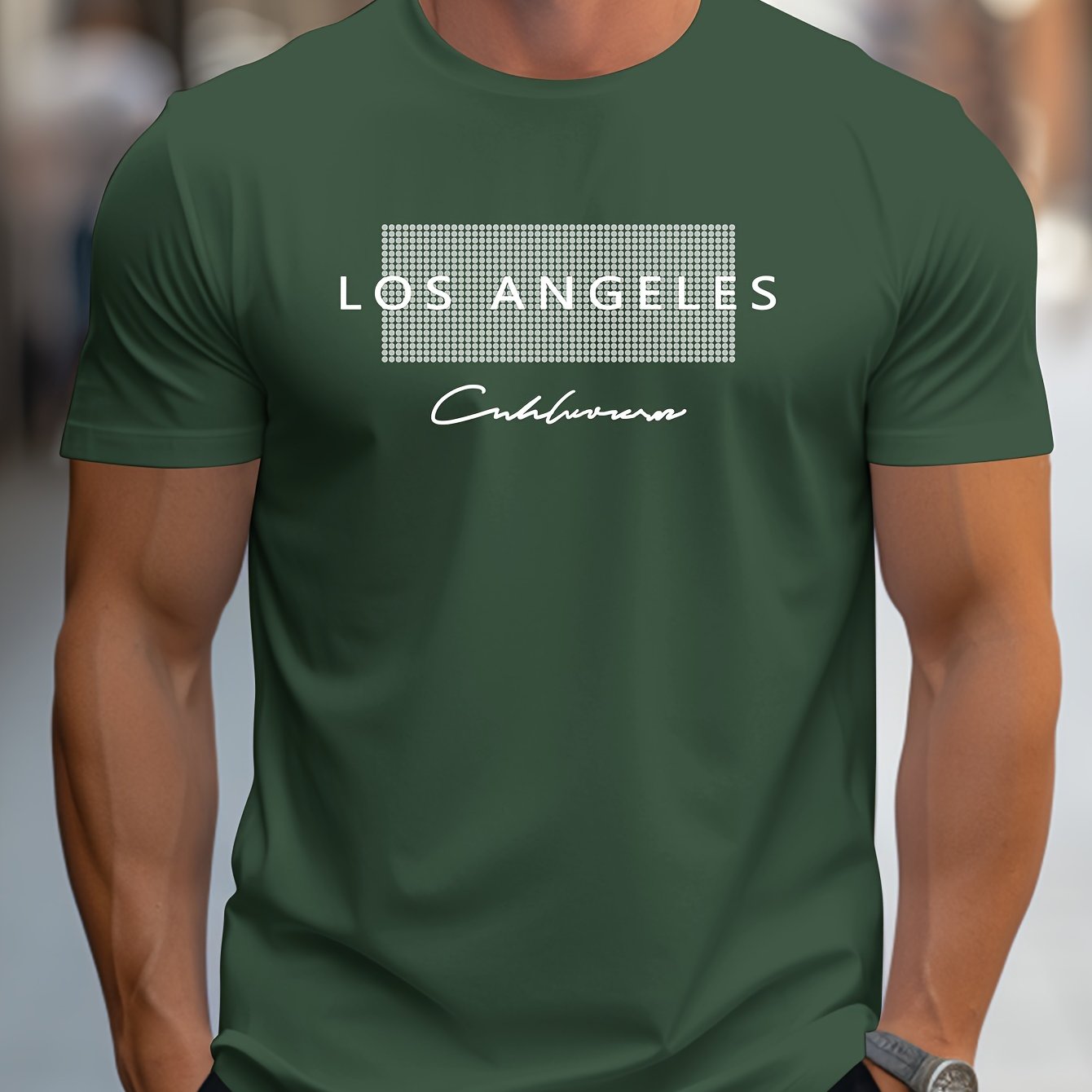 로스앤젤레스 패턴 3D 프린트 스포츠 퀵드라이 브레타  - Street Fashion Los Angeles 리뷰 및 가격