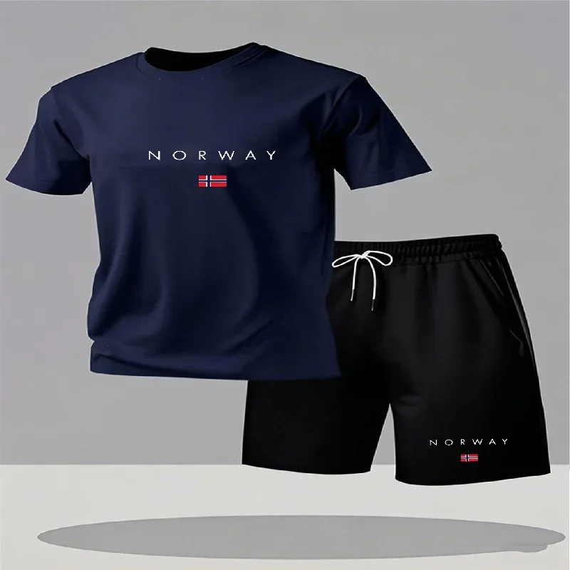 2026 신상 남성 캐주얼 반팔 반바지 투피스 세트 도 - Street Fashion For 2026 리뷰 및 가격