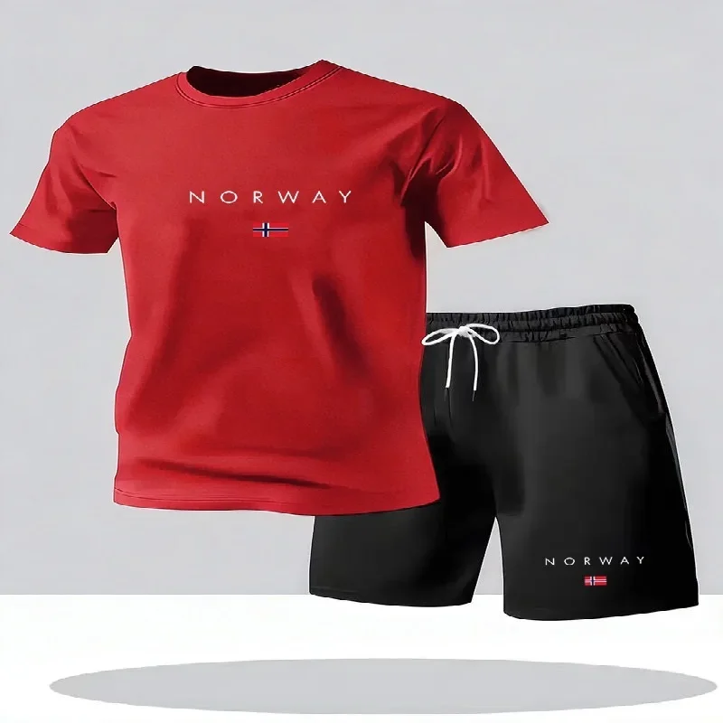 2026 신상 남성 캐주얼 반팔 반바지 투피스 세트 도 - Street Fashion For 2026 리뷰 및 가격