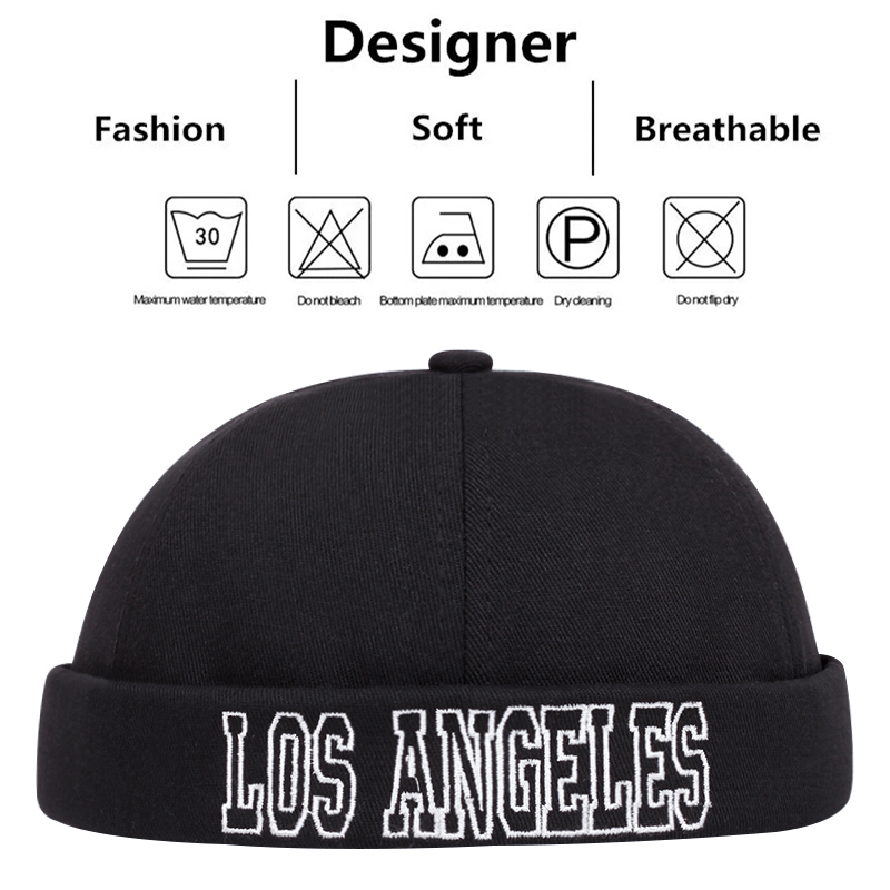 LOS ANGELES 자수 패션 비니 모자, 조절 가능 - Street Fashion Los Angeles 리뷰 및 가격