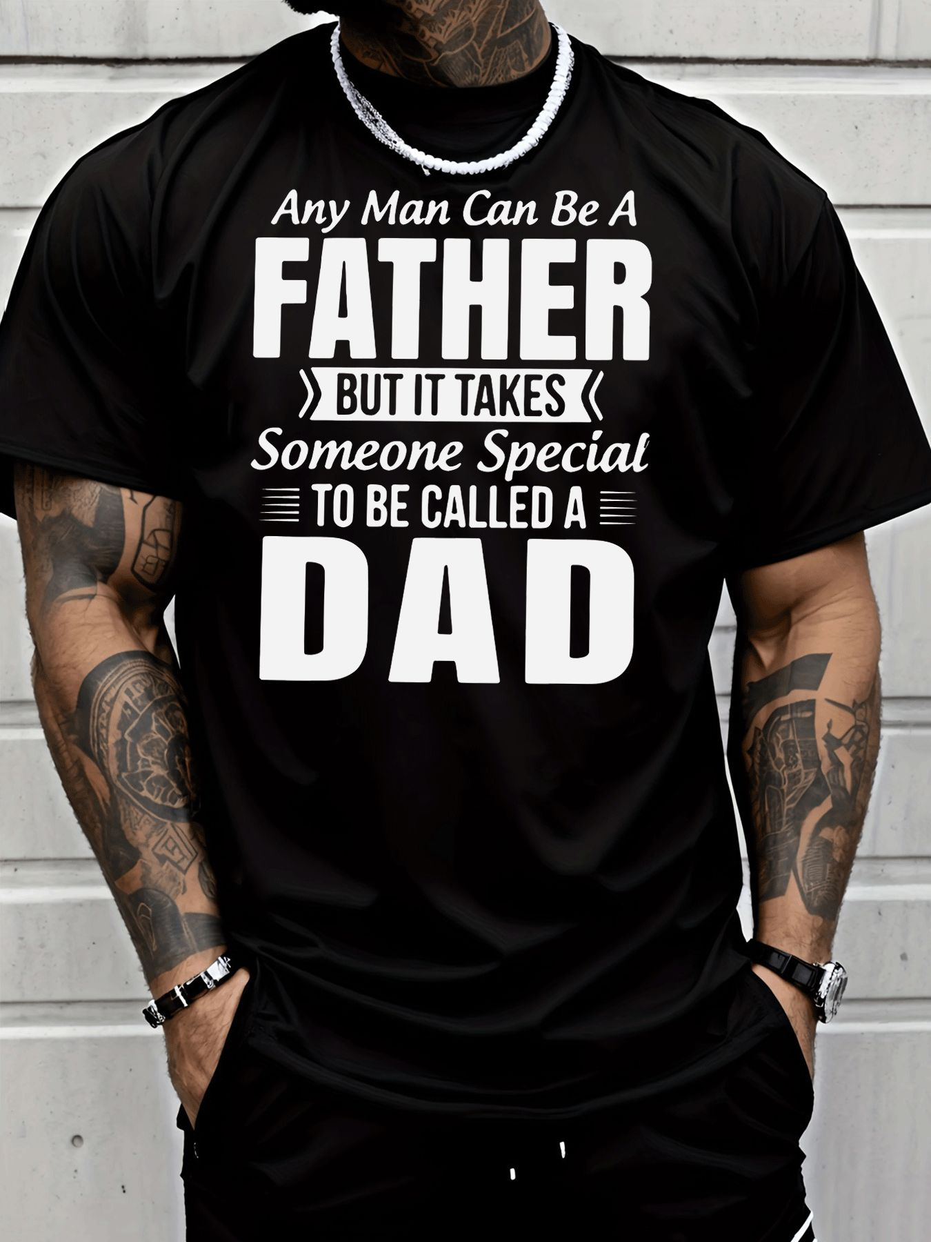 클래식한 라운드넥 디자인과 캐주얼한 아빠의 명언이 들어 - Street Style Fashion Quotes 리뷰 및 가격