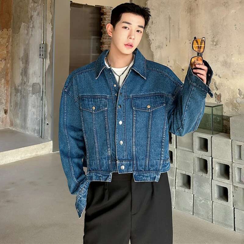 LUZHEN 성격 데님 짧은 재킷 남자의 높은 패션 스 - Street Fashion Men 2025 리뷰 및 가격