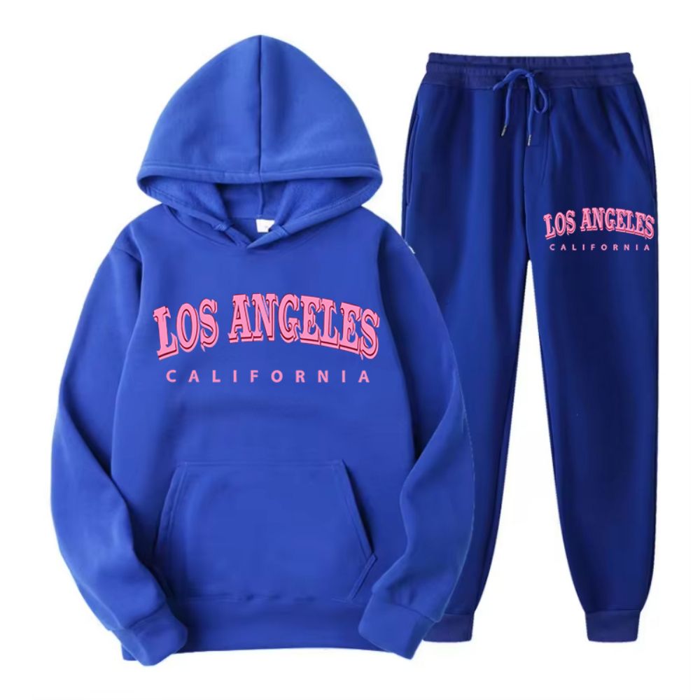 여성용 스트리트 후드 및 바지, 플리스 포켓 루즈 풀오 - Street Fashion Los Angeles 리뷰 및 가격