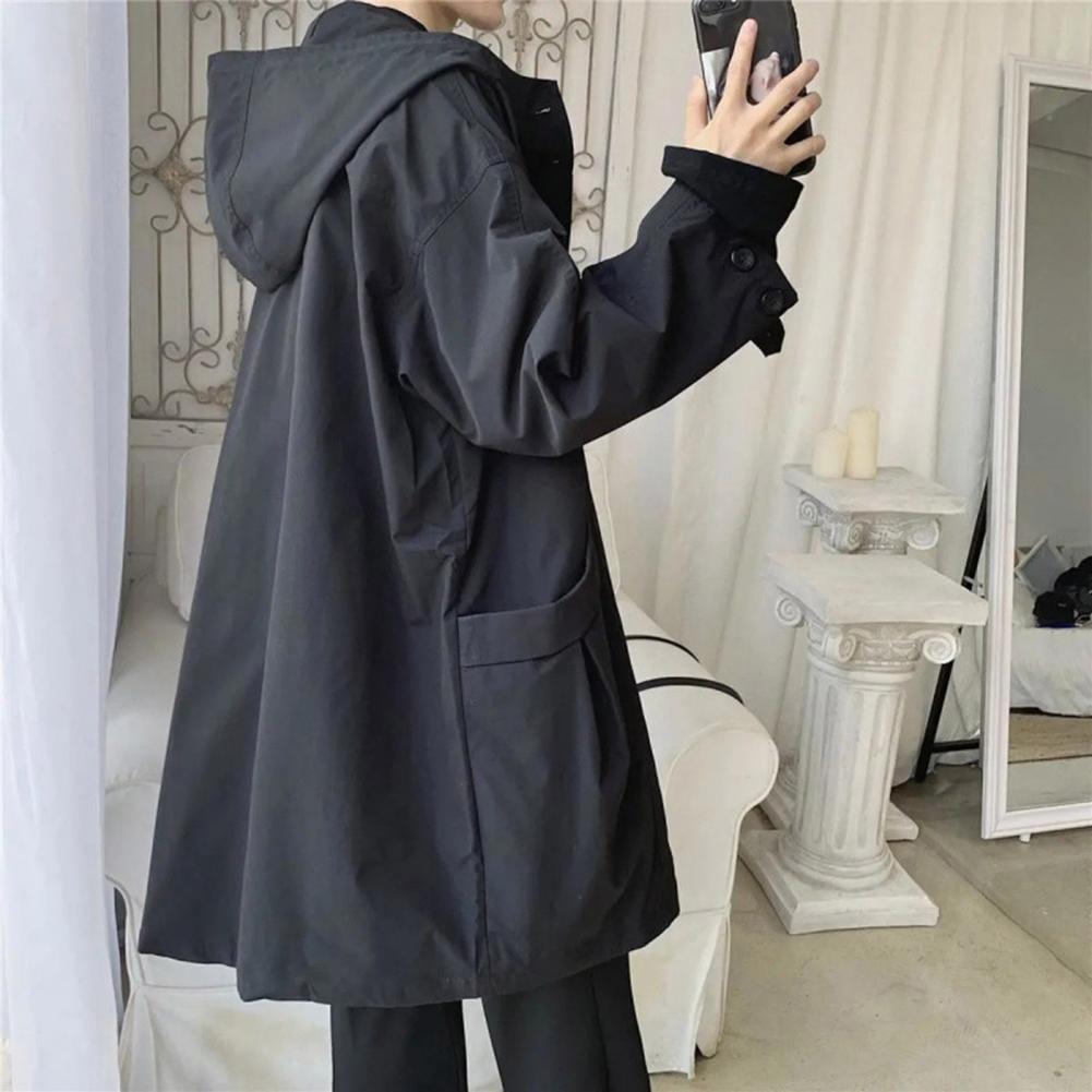 2025 봄 가을 윈드브레이커 패션 남성 중간 길이 캐 - Street Fashion Men 2025 리뷰 및 가격