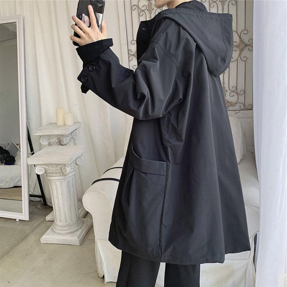 2025 봄 가을 윈드브레이커 패션 남성 중간 길이 캐 - Street Fashion Men 2025 리뷰 및 가격