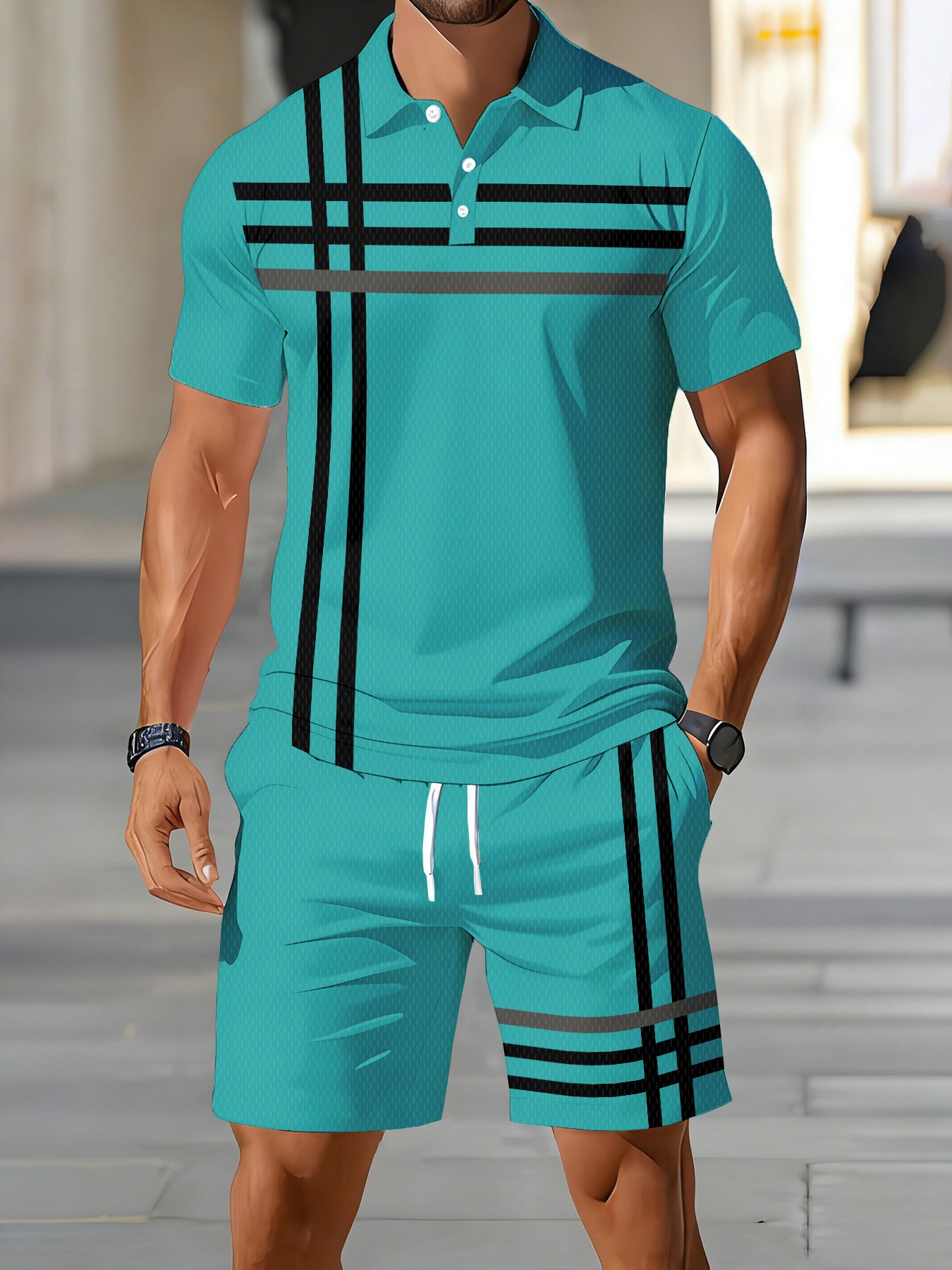 2026년 여름 미국 남성용 폴로 셔츠 세트, 스트리트 - Street Fashion Summer 2026 리뷰 및 가격