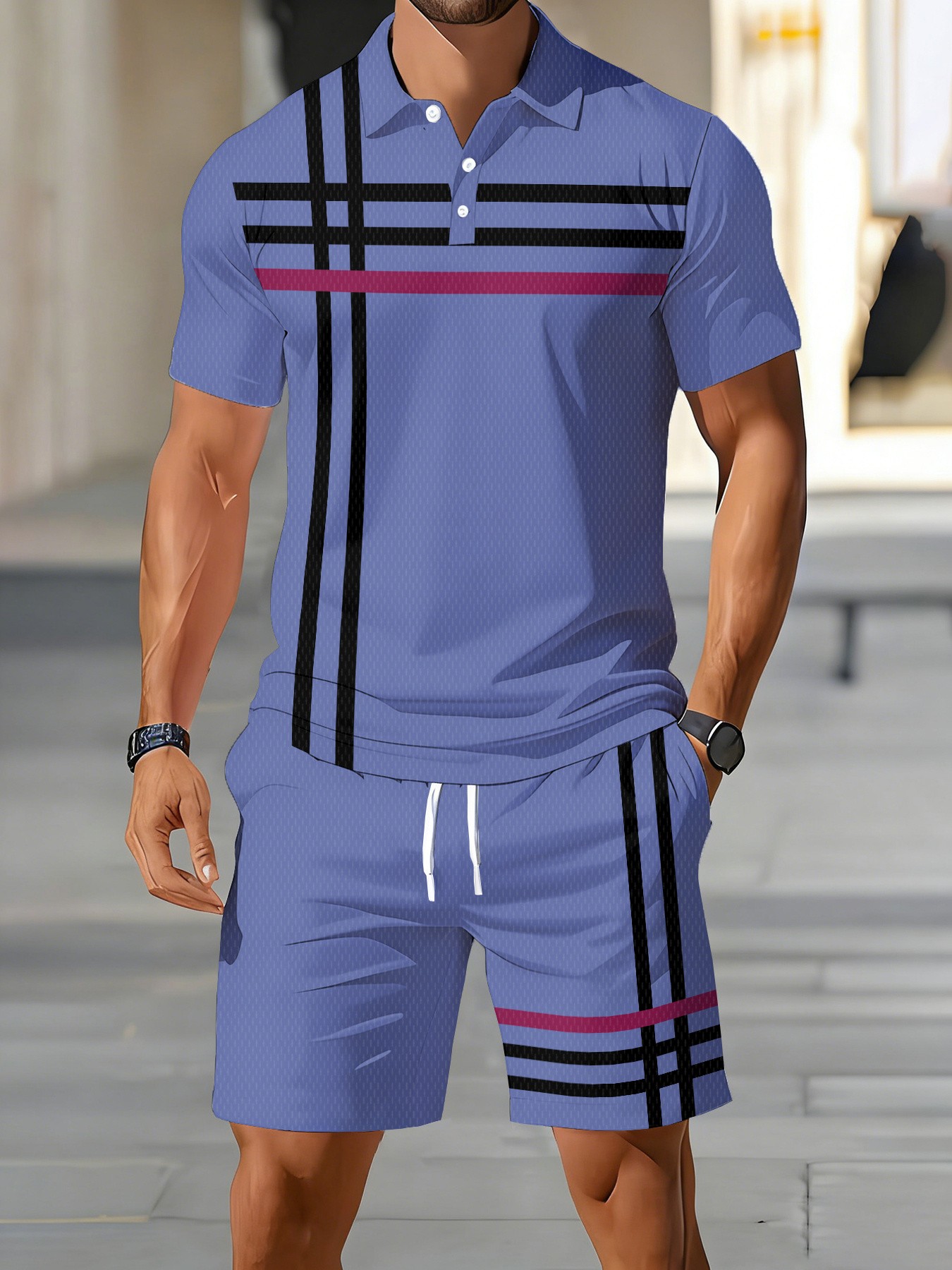 2026년 여름 미국 남성용 폴로 셔츠 세트, 스트리트 - Street Fashion Summer 2026 리뷰 및 가격