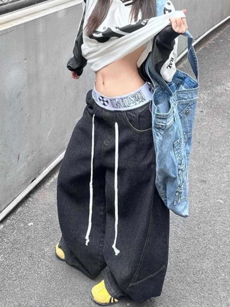 2025 년 봄 여성을위한 미국 복고풍 스플 라이스 허 - Street Fashion Jeans Men 리뷰 및 가격