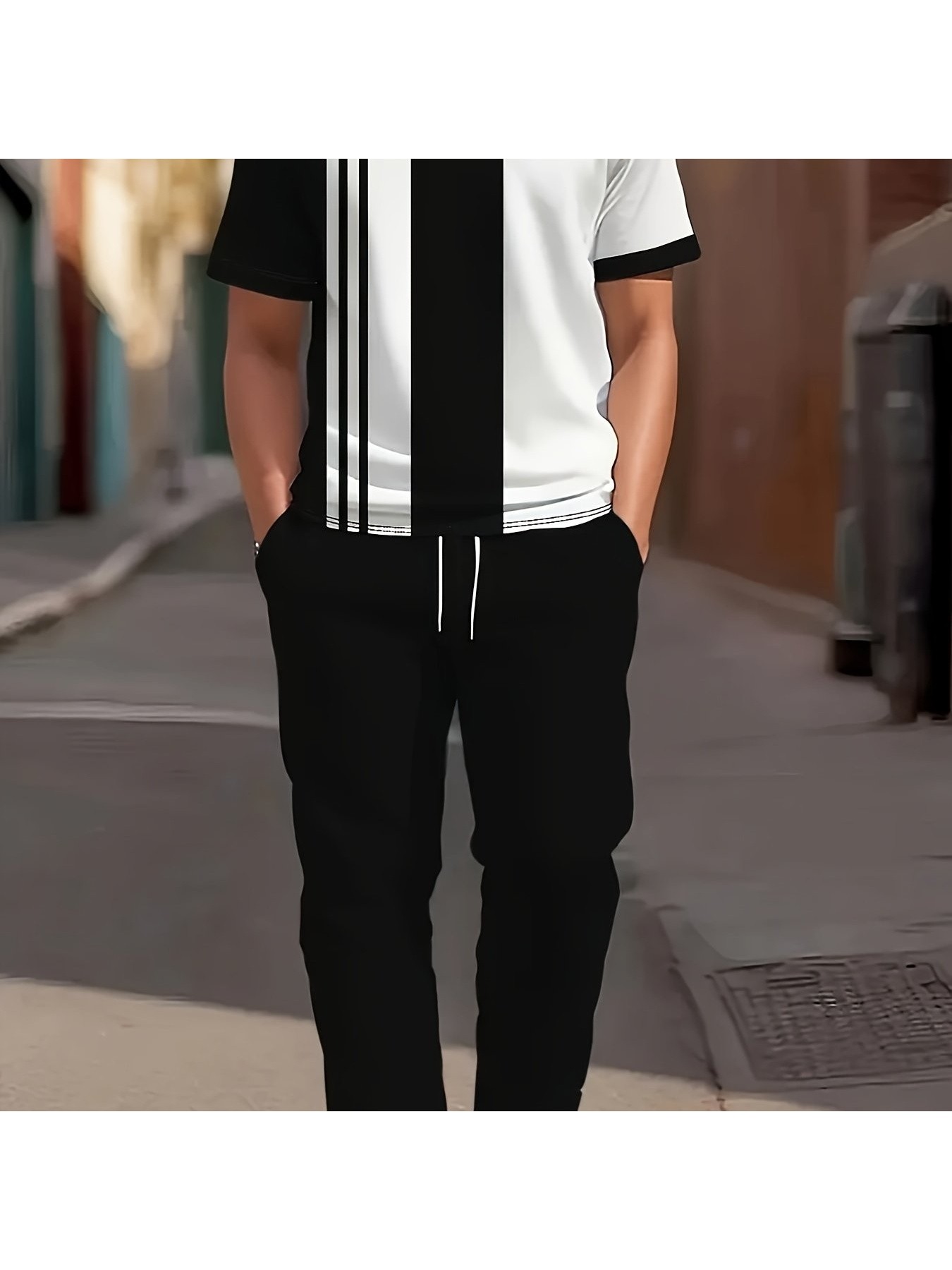 2026 여름 신상 남성 반팔 긴바지 세트 - 스트릿  - Street Fashion For 2026 리뷰 및 가격