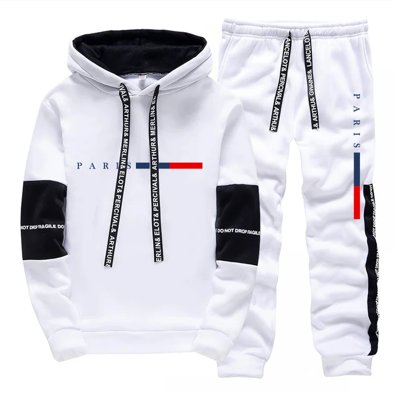 남성 세트/후드티/바지 파리 패션 가을 겨울 캐주얼 스 - Street Fashion In China 리뷰 및 가격