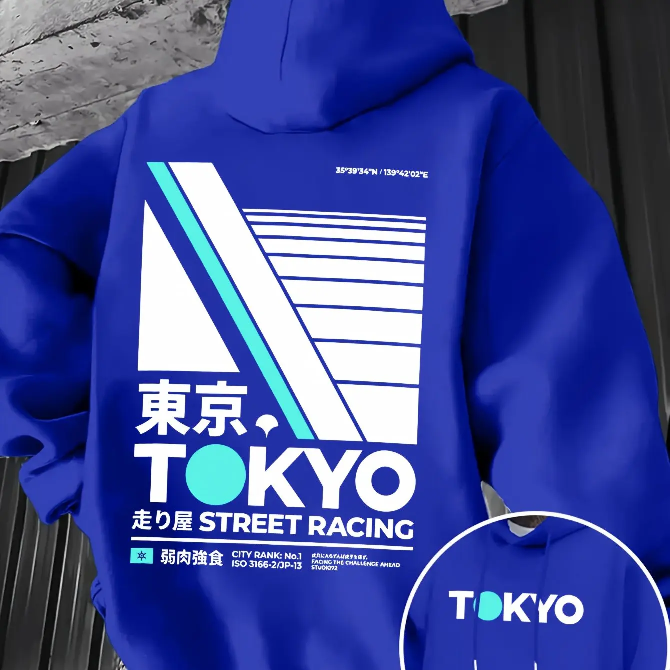 레트로 JDM 도쿄 레이싱 양면 프린트 남성 후드티 칸 - Street Fashion Guys 리뷰 및 가격