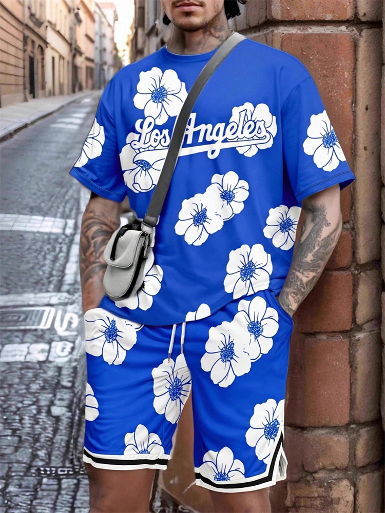 2026년 신상 남성 정장은 녹색 꽃무늬 프린트로 통기 - Street Fashion For 2026 리뷰 및 가격