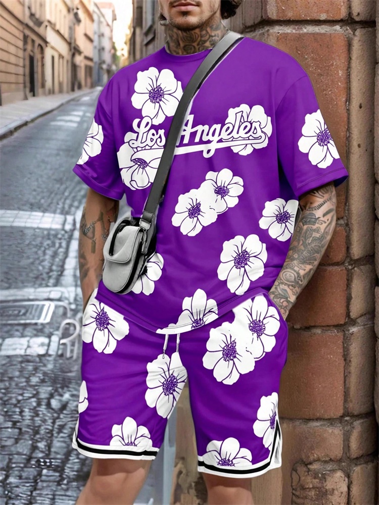 2026년 신상 남성 정장은 녹색 꽃무늬 프린트로 통기 - Street Fashion For 2026 리뷰 및 가격