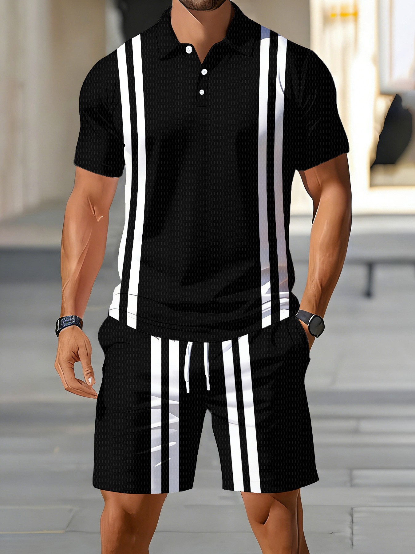 2026 여름 신상품 미국 남성 반팔 폴로셔츠 세트 - - Street Fashion Summer 2026 리뷰 및 가격