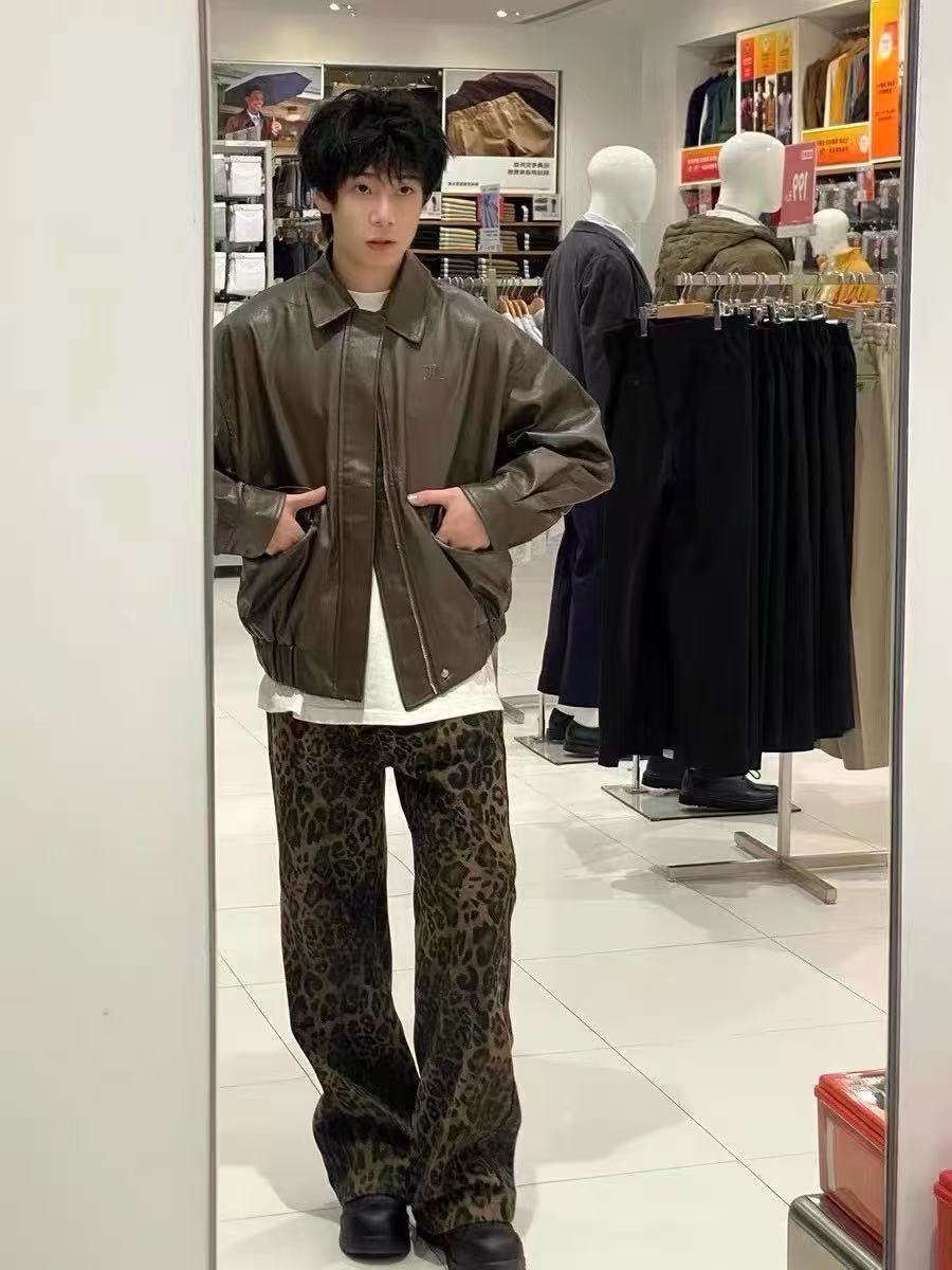 한국 하라주쿠 레트로 QICHE 남녀 공용 하이 스트리 - Street Fashion Jeans Men 리뷰 및 가격