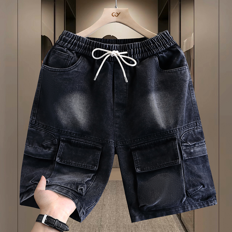 남성용 카고 반바지 새로운 여름 패션 얇은 면 혼방 캐 - Street Fashion Jeans Men 리뷰 및 가격