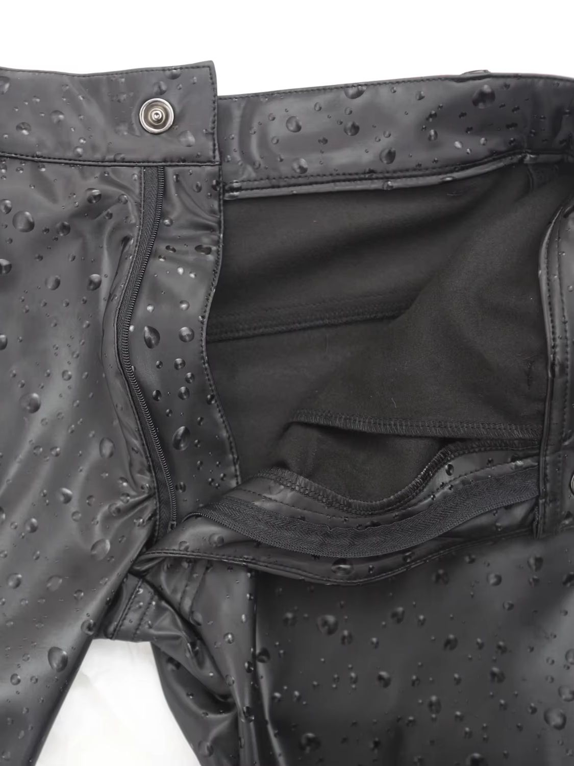 3D 워터 드롭 프린트 탄성 PU 가죽 청바지 타이츠  - Street Fashion Jeans Men 리뷰 및 가격